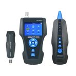 Telefon Teli Elektrik Hattı Bulma Test Kablo Test Cihazı El Hattı Bulucu Kablo Tel Ölçme Cihazı Ağ Bakım Harmanlama için RJ45 RJ11 BNC Metal Kablo PING/POE