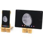 Telefon Tutucu, Çalışma Masası, Delikli, Çıkarılabilir Ahşap Cep Telefonu Tutucu, Masa, Cep Telefonu Standı, Tablet Tutucu, Akıllı Telefon Standı, Iphone, Ipad, Android ve Tüm Modeller Için Ahşap