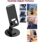 Telefon Tutucu Katlanabilir Tablet Tutucu Masa Üstü Şarj Standı Metal Telefon Tutacağı