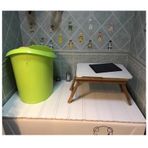 Telefon ve Tablet için Çok Fonksiyonlu PVC Küvet Tepsisi ve Kılıfı, Katlanabilir Yalıtım Levhası, 1,2 cm Kalınlık, Ölçeklenebilir Tasarım, Rahatlama ve Kolaylık için Mükemmel Banyo Aksesuarı (70x60)