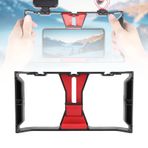 Telefon Video Kafesi, 100mm / 3.9in Kelepçe Aralığı Genişletilebilir Telefon Kelepçesi 1/4 inç vidalı Delikli, Ergonomik Elle Tutulan Kavrama, canlı akış, Kısa Video üretimi Için
