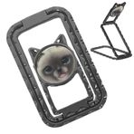 Telefon Zil Tutacağı | Katlanabilir 360 Döndürme Cep Telefonu Standı - Sevimli Kedi Çinko Alaşım Metal Parmak Yüzük Masa, Ofis Masaüstü için Çok açılı Telefon Standı Losoo
