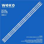 Telefunken 39Th4020 39'' 3 Adet Tv Led Bar (Tvnizi Açıp İçindeki Led Barla Birebir Aynısı Olduğunu Görmeden Almayınız. Sonrasında İade Almamaktayız.)