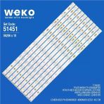 Telefunken Tf-Led48s39t2s 48'' 10 Adet Tv Led Bar (Tvnizi Açıp İçindeki Led Barla Birebir Aynısı Olduğunu Görmeden Almayınız. Sonrasında İade Almamaktayız.)