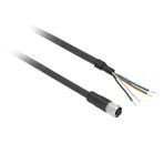 Telemecanique Sensors XZC-P1141L2 M12 4 Pinli Düz 2m Kablolu Konnektör