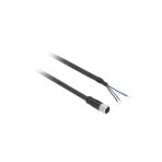 Telemecanique Sensors XZCP0566L2 2m 3 Pimli M8 Dişi Düz Kablolu Konnektör