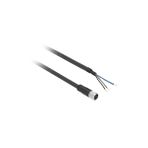 Telemecanique Sensors XZCP0566L5 3 Pim Pur 5m Düz Dişi M8 Ön Kablolu Konnektör