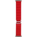 Teleplus Apple Watch Ultra 2 49MM Kordon Alpin Kumaş Kordon - Kırmızı