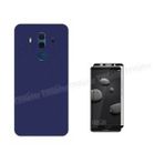 Teleplus Huawei Mate 10 Pro İmax Kamera Koruma Lacivert Silikon Kılıf ve Tam Kapatan Cam