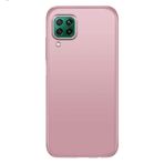 Teleplus Huawei P40 Lite Lüks Mat Rose Gold Silikon Cep Telefonu Kılıf