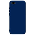 Teleplus Huawei Y5 2018 Lüks Bordo Tam Kapatan Cam Silikon Cep Telefonu Kılıf