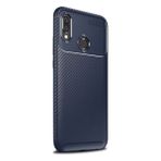 Teleplus Huawei Y6s 2019 Negro Karbon ve Silikonlu Lacivert Nano Ekran Koruyucu Cep Telefonu Kılıfı