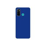 Teleplus İnfinix Hot 9 Kılıf Lüks Mat Silikon Lacivert Nano Ekran Koruyucu