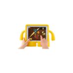 Teleplus iPad Mini 2 3 Kılıf Ibuy Karakter Tutacaklı Silikon Sarı