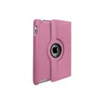 Teleplus iPad Mini 2 3 Kılıf Kapaklı Standlı 360 Dönerli Standlı Kapak Dn1 Pembe