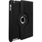 Teleplus iPad Mini 2 3 Kılıf Kapaklı Standlı 360 Dönerli Standlı Kapak Dn1 Siyah