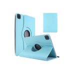 Teleplus iPad Pro 12.9 2022 M2 Kılıf Kapaklı Standlı 360 Dönerli Standlı Kapak Dn3 Mavi