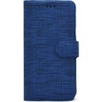 Teleplus iPhone 12 Mini Kılıf Kumaş Spor Standlı Cüzdan Lacivert Kılıf