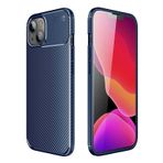 Teleplus iPhone 13 Negro Karbon Silikon Siyah Cep Telefonu Kılıfı
