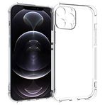 Teleplus iPhone 13 Pro Kamera Korumalı Darbeye Dayanıklı Silikon Şeffaf Kılıf + Nano Ekran Koruyucu