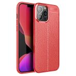 Teleplus iPhone 13 Pro Max Deri Dokulu Silikon Siyah Kılıf + Nano Ekran Koruyucu