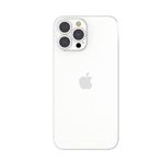 Teleplus iPhone 13 Pro Max Kamera Korumalı PP Hayalet Silikon Beyaz Kılıf