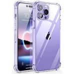 Teleplus iPhone 14 Pro Max Darbe Korumalı Tpu Silikon Şeffaf Kılıf