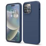 Teleplus iPhone 14 Pro Max Lsr Liquid Lansman Silikon Mor Kılıf