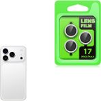 Teleplus iPhone 17 Pro Max 3D CL07 Metal Kamera Lens Koruyucu - Gümüş