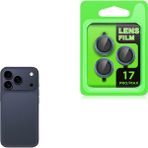Teleplus iPhone 17 Pro Max 3D CL07 Metal Kamera Lens Koruyucu - Lacivert