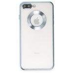 Teleplus iPhone 7 Plus Kamera Korumalı Omega Slote Lazer Silikon Lacivert Kılıf