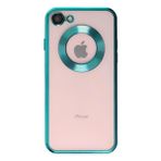 Teleplus iPhone 8 Kamera Korumalı Omega Slote Lazer Silikon Lacivert Kılıf