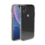 Teleplus iPhone XR Kılıf Coss Sert Hibrit Silikon Şeffaf Nano Ekran Koruyucu