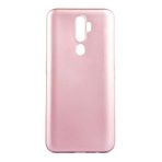Teleplus Oppo A9 2020 Lüks Silikon Lacivert + Tam Kapatan Cam Kılıf
