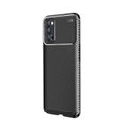 Teleplus Oppo Reno4 Negro Karbon Silikon Kılıf
