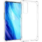 Teleplus Oppo Reno4 Pro Lüks Darbe Korumalı Şeffaf Silikon Cep Telefonu Kılıf
