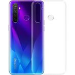 Teleplus Realme 5 Pro Lüks Tpu Şeffaf Nano Ekran Koruyucu Silikon Kılıf