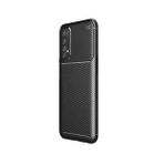 Teleplus Realme 7 Negro Karbon Dokulu Siyah Silikon Cep Telefonu Kılıf
