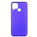 Teleplus Realme C15 Lüks Mat Silikon Rose Gold Nano Ekran Koruyucu Kılıf