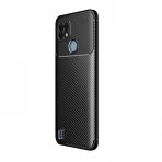 Teleplus Realme C25S Kamera Korumalı Karbon Negro Silikon Lacivert Nano Ekran Koruyucu Cep Telefonu Kılıfı