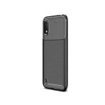 Teleplus Samsung Galaxy A01 Negro Karbon Siyah Nano Ekran Koruyucu Silikon Cep Telefonu Kılıf