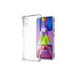 Teleplus Samsung Galaxy A31 Kamera Korumalı Darbeye Dayanıklı Silikon Şeffaf Cep Telefonu Kılıfı