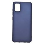 Teleplus Samsung Galaxy A41 Lüks Mat Bordo Silikon Cep Telefonu Kılıf