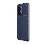 Teleplus Samsung Galaxy A52 Negro Karbon Silikon Lacivert Nano Ekran Koruyucu Cep Telefonu Kılıfı