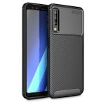 Teleplus Samsung Galaxy A7 2018 Siyah Ultra Koruma Negro Silikonlu Kılıf ve Tam Kapatan Cam