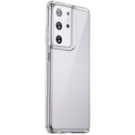 Teleplus Samsung Galaxy S21 Ultra 5g Coss Hybrid Sert Şeffaf Silikon Cep Telefonu Kılıf
