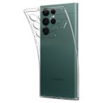 Teleplus Samsung Galaxy S22 Ultra 5G Kamera Korumalı TPU Silikon Şeffaf Kılıf