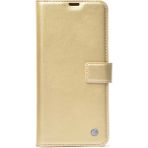 Teleplus Tecno Camon 16 Delüxe Standlı Kartlıklı Cüzdan Gold Kılıf