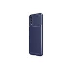 Teleplus Vivo Y20 Kamera Korumalı Karbon Dokulu Negro Silikon Siyah Kılıf