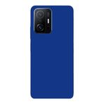 Teleplus Xiaomi 11T Pro Biye Mat Tpu Silikon Lacivert Nano Ekran Koruyucu Cep Telefonu Kılıfı